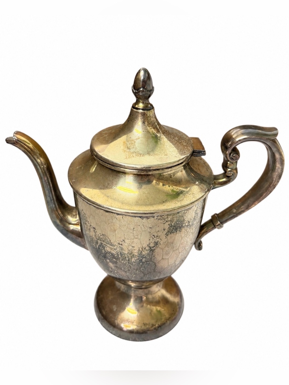 Vintage Silver Decorative Teapot